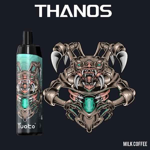 Yuoto Thanos 5000 Puffs Vape Pod in India - Milk Coffee