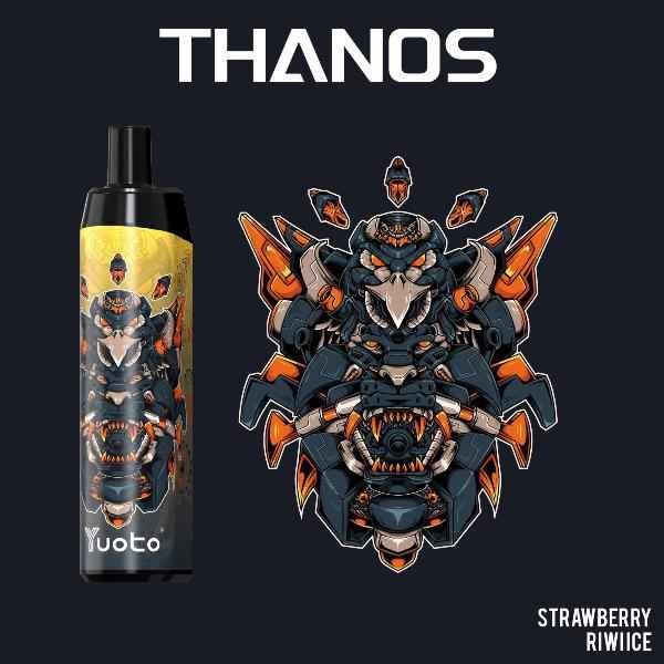 Yuoto Thanos (5000 Puffs) Vape at Best Price - Strawberry Kiwi Ice