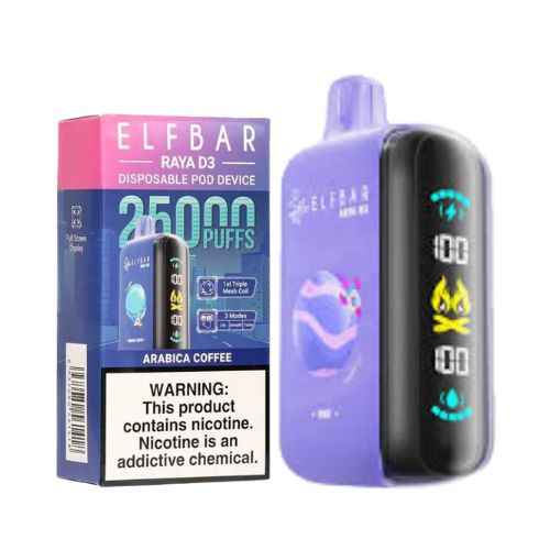 Elfbar Raya D3 25000 Puffs Disposable Vape - Arabica Coffee