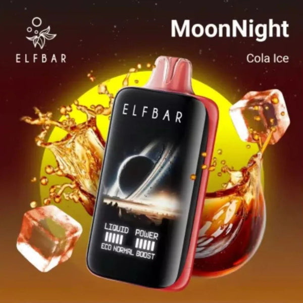 Elfbar Moon Night 40000 Puffs disposable vape cola ice flavor