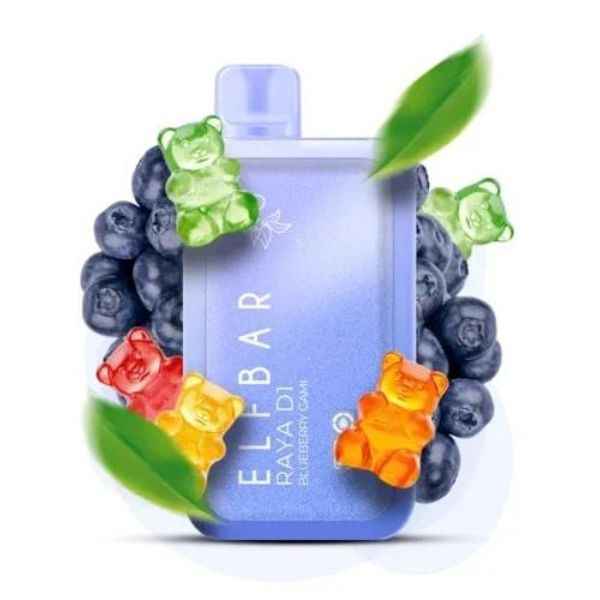 Elf Bar Raya D1 Disposable Vape 13000 Puffs - Blueberry Gami