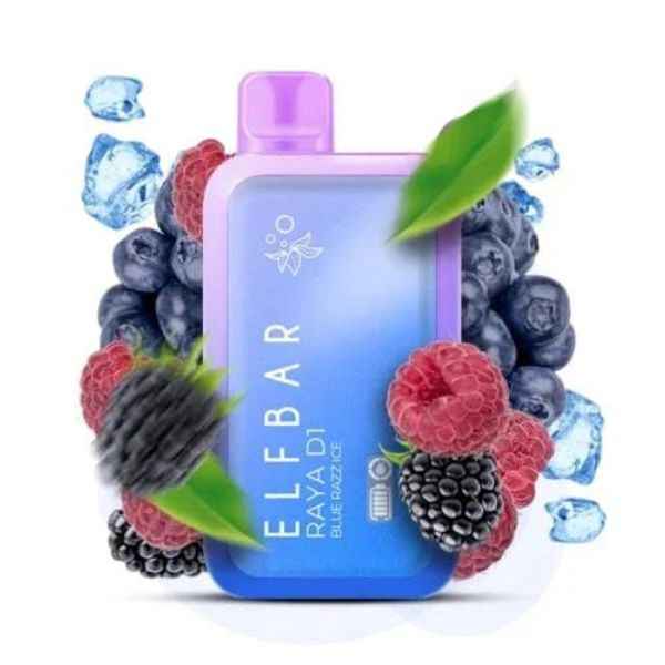 Elf Bar Raya D1 Disposable Vape 13000 Puffs - Blue Razz Ice