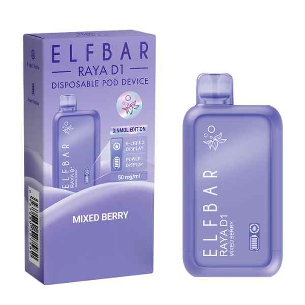 Elf Bar Raya D1 Disposable Vape 13000 Puffs - Mixed Berry