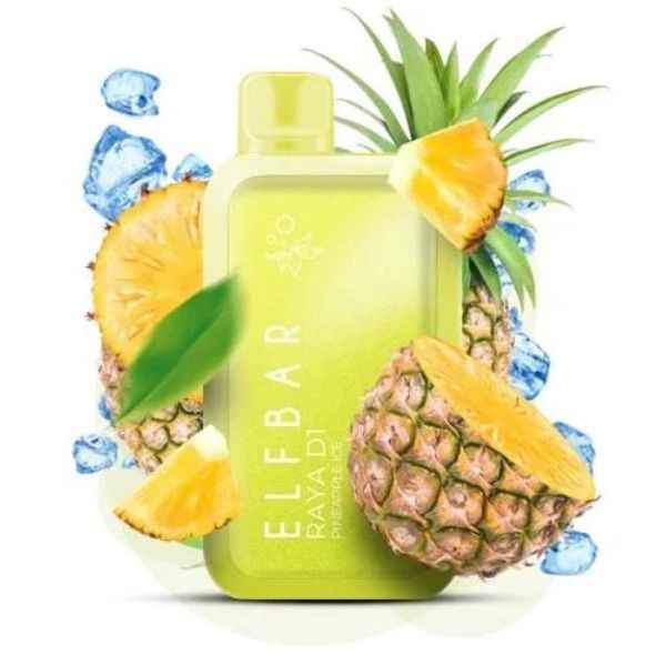 Elf Bar Raya D1 Disposable Vape 13000 Puffs - Pineapple Ice