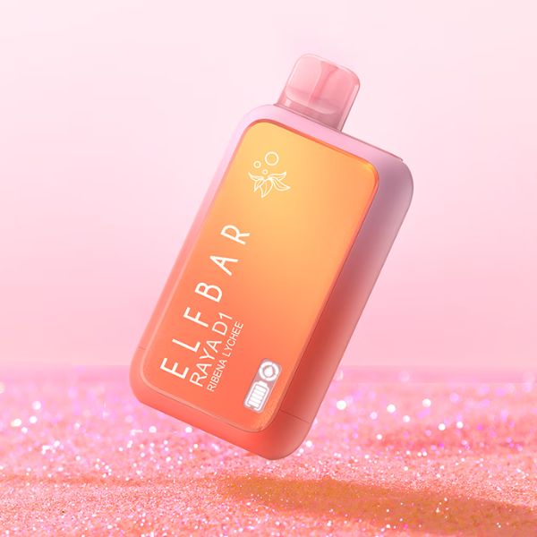 ELF BAR RAYA D1 DISPOSABLE VAPE 13000 PUFFS RIBENA LYCHEE