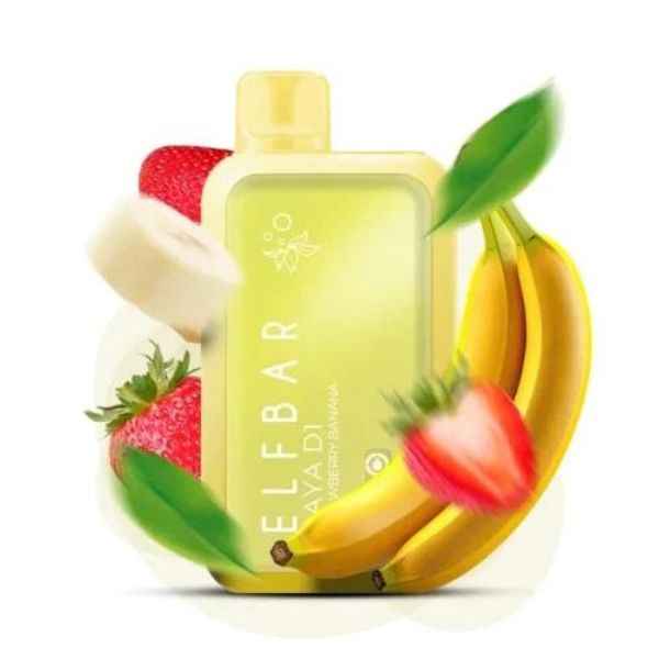 Elf Bar Raya D1 Disposable Vape 13000 Puffs - Strawberry Banana