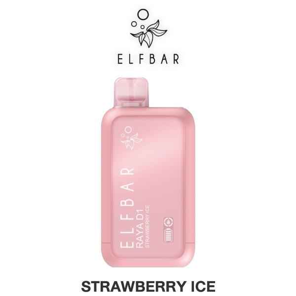 Elf Bar Raya D1 Disposable Vape 13000 Puffs - Strawberry Ice