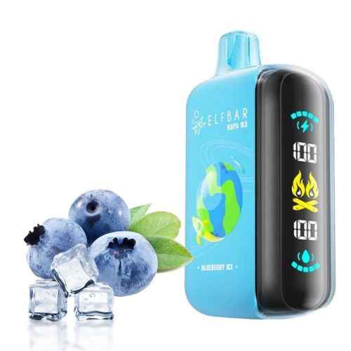 Elfbar Raya D3 Vape 25000 Puffs (23ml)- Blueberry Ice