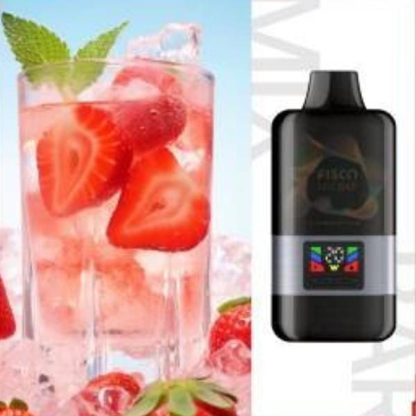 FISCO MIX BAR DISPOSABLE VAPE 16000 PUFFS - STRAWBERRY RUM VapeBro FISCO MIX BAR DISPOSABLE VAPE 16000 PUFFS - STRAWBERRY RUM VapeBro