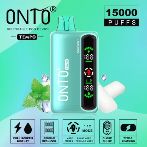 Onto Tempo Nicotine Vape 15k Puffs Online in India VapeBro Onto Tempo Nicotine Vape 15k Puffs Online in India VapeBro