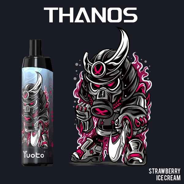 Yuoto Thanos Electronic Vape 5000 Puffs - Strawberry Icecream