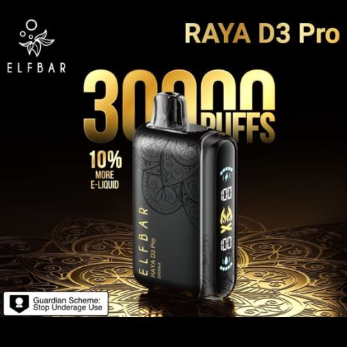 Raya D3 Pro Disposable Vape - 30000 Puffs of Best flavors VapeBro Raya D3 Pro Disposable Vape - 30000 Puffs of Best flavors VapeBro