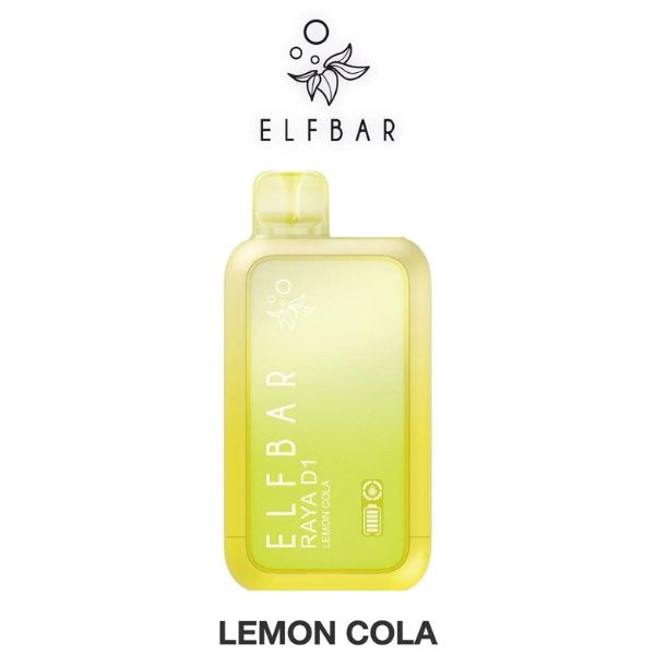 Elf Bar Raya D1 Disposable Vape 13k Puffs - Lemon Cola VapeBro Elf Bar Raya D1 Disposable Vape 13k Puffs - Lemon Cola VapeBro