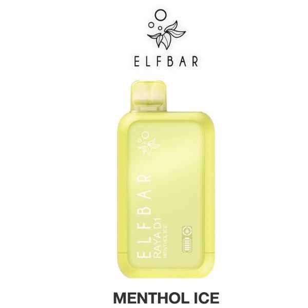 Elf Bar Raya D1 Disposable Vape 13000 Puffs - Menthol Ice