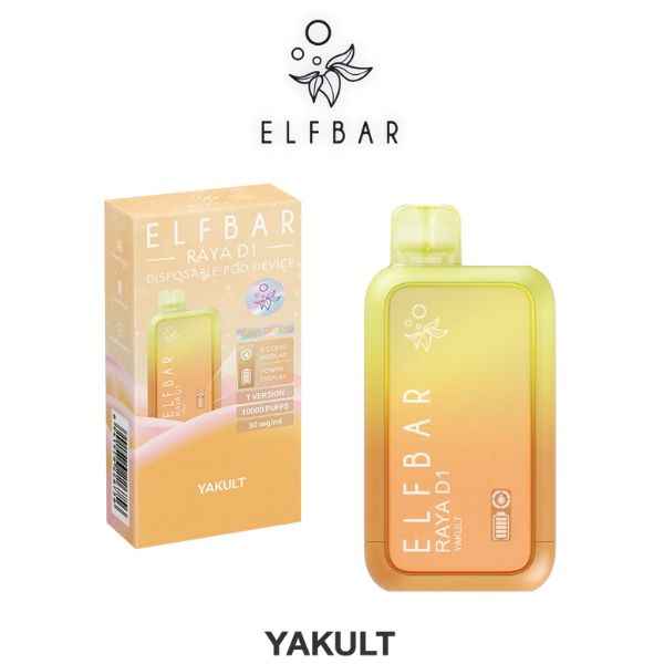 Elf Bar Raya D1 Disposable Vape 13000 Puffs - Yakult