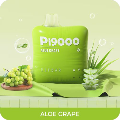 Elf Bar Pi9000 Disposable Vape 9000 Puffs Aloe Grape