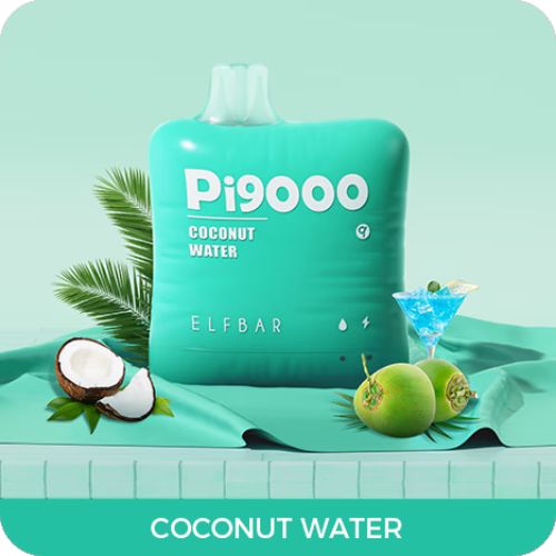 elfbar pi9000 disposable pod coconut water 9k puffs