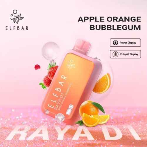 Elf Bar Raya D1 Vape 13000 Puffs - Apple Orange Bubblegum
