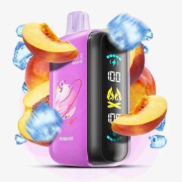 Elfbar Raya D3 Disposable Vape 25000 Puffs - Peach Ice