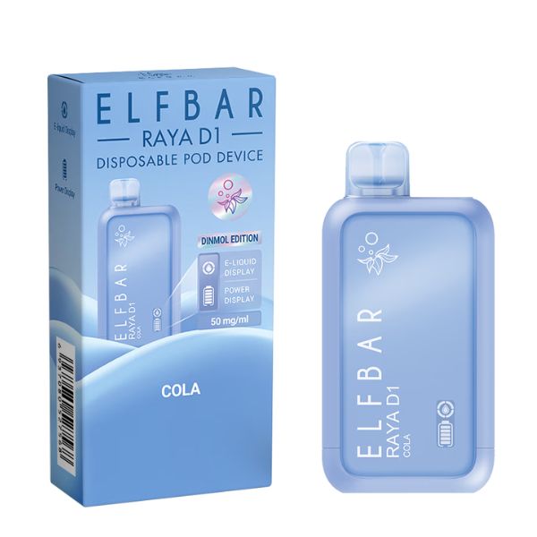 ELF BAR RAYA D1 DISPOSABLE VAPE 13000 PUFFS COLA