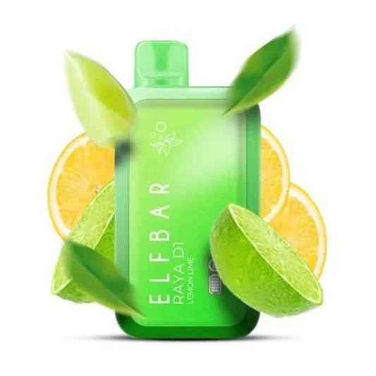 ELF BAR RAYA D1 DISPOSABLE VAPE 13000 PUFFS LEMON LIME
