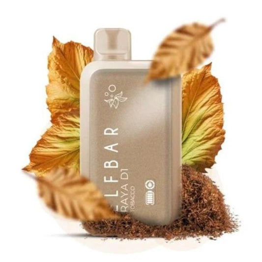 ELF BAR RAYA D1  DISPOSABLE VAPE 13000 PUFFS TOBACCO