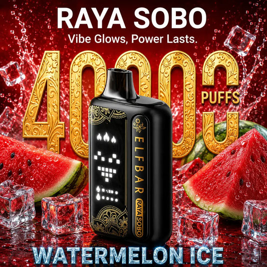 Elf bar Raya Sobo 40000 Puffs Vape - Watermelon Ice
