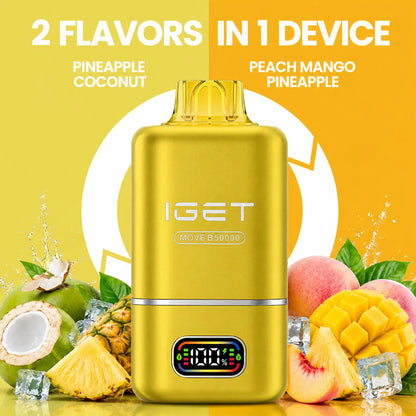 IGet Move B50000 - Pineapple Coconut+ Peach Mango 