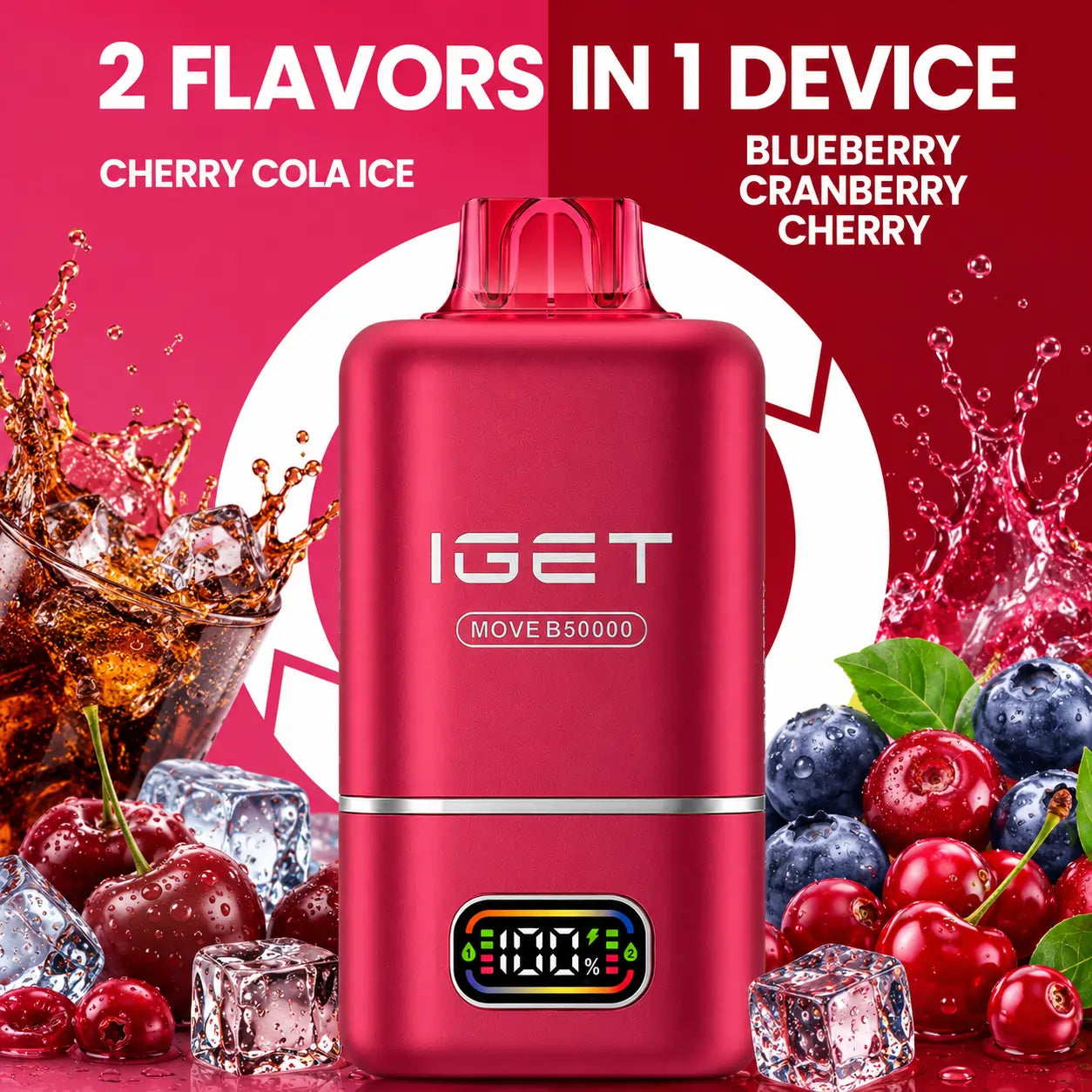 IGet Move B50000 - Cherry Cola ICe+ Blue berry 