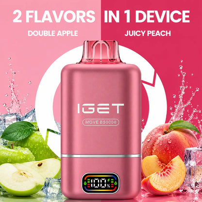 IGet Move B50000 - Double Apple+ Juicy Peach 