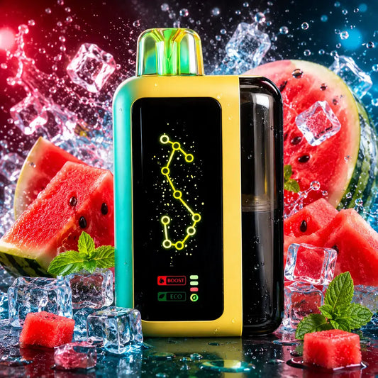 Olivebar geek clear 80k puffs disposable vape pod - watermelon ice