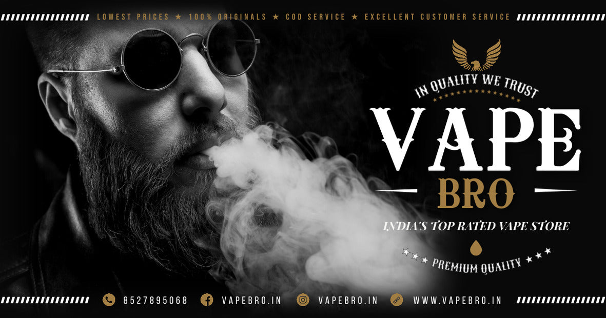 Disposable vape store banner -VAPEBRO INDIA