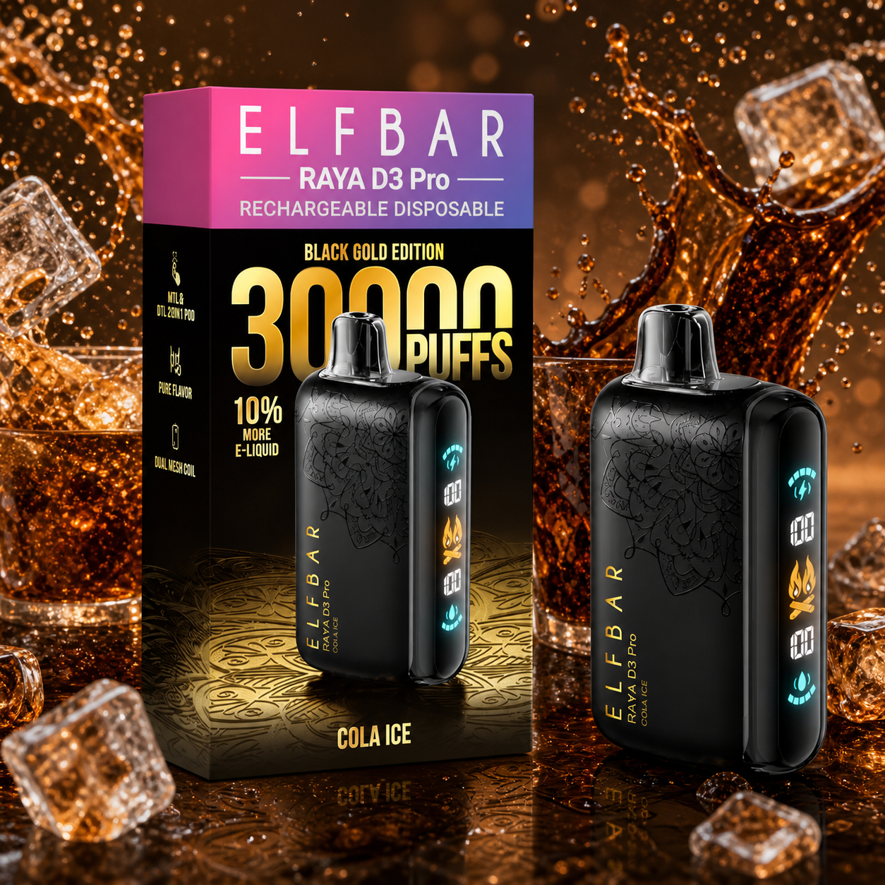 Elf Bar Raya D3 Pro 30000 Puffs Vape India